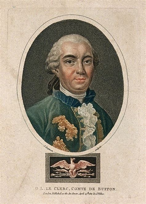 Georges Louis Leclerc Comte De Buffon Coloured Stipple Engraving By J