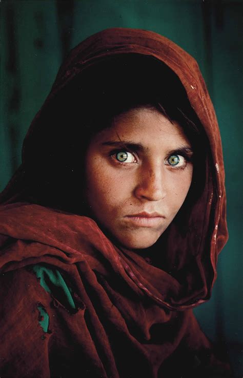 Steve Mccurry B 1950 Afghan Girl Sharbat Gula Peshawar Pakistan