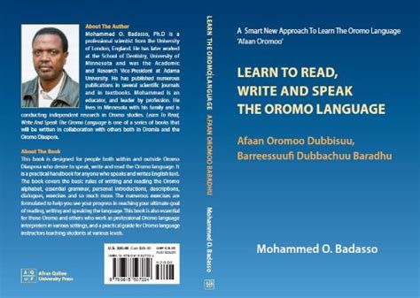 Learn To Read Write And Speak The Oromo Language By Mohammed O