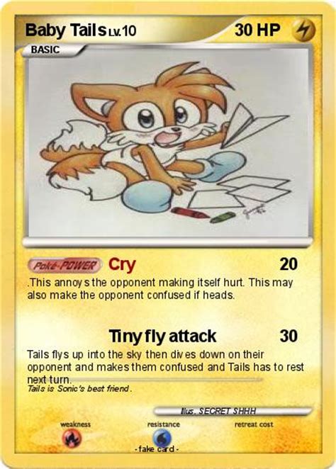 Pokémon Baby Tails 21 21 Cry My Pokemon Card