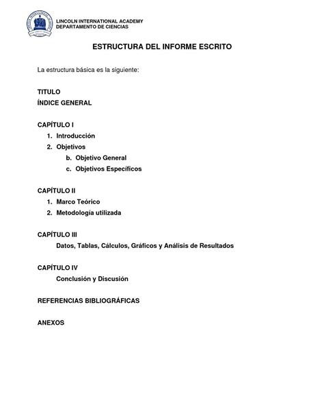 Calaméo Estructura Del Informe Escrito
