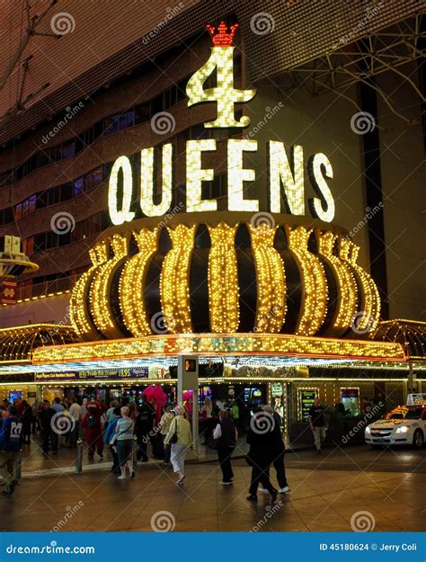 4 Queens Hotel Las Vegas Nv Editorial Stock Image Image Of Nevada