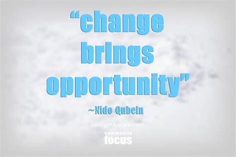 Change Brings Opportunity - Living in Aurora BLOG, community FOCUS