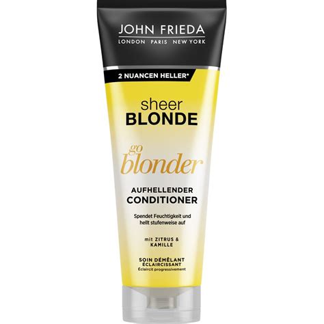 Sheer Blonde Soin Démêlant éclaircissant Go Blonder De John Frieda ️ Acheter En Ligne Parfumdreams