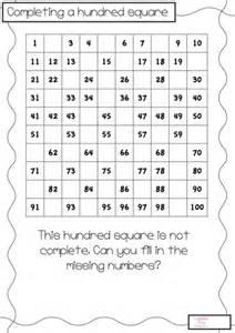 Completing Hundred Square Teaching Resources