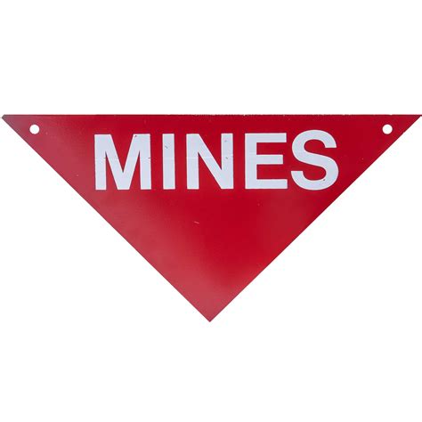 Us Metal Mine Danger Sign Surplus