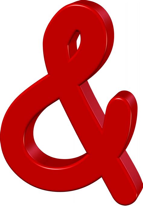 Ampersand Symbol Red Free Stock Photo Public Domain Pictures