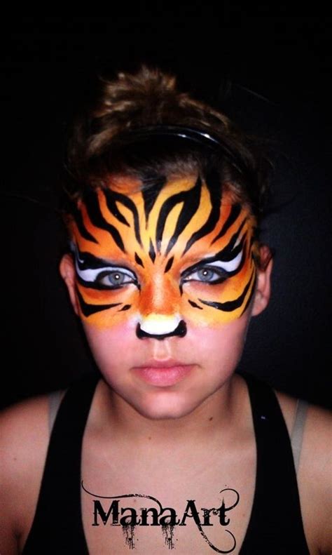40 Easy Tiger Face Painting Ideas For Fun Bored Art Face Painting