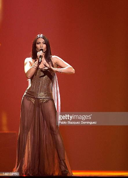 Singer Anggun Photos And Premium High Res Pictures Getty Images
