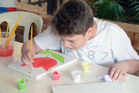 Oficina De Pintura Estimulou A Criatividade Das Crianças Agência