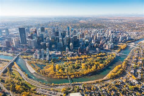 Aerial Photo | Downtown Calgary, Fall 2017