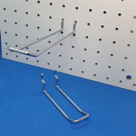Pegboard And Slatwall Double Prong Loop Metal Merchandising Hook Peg16