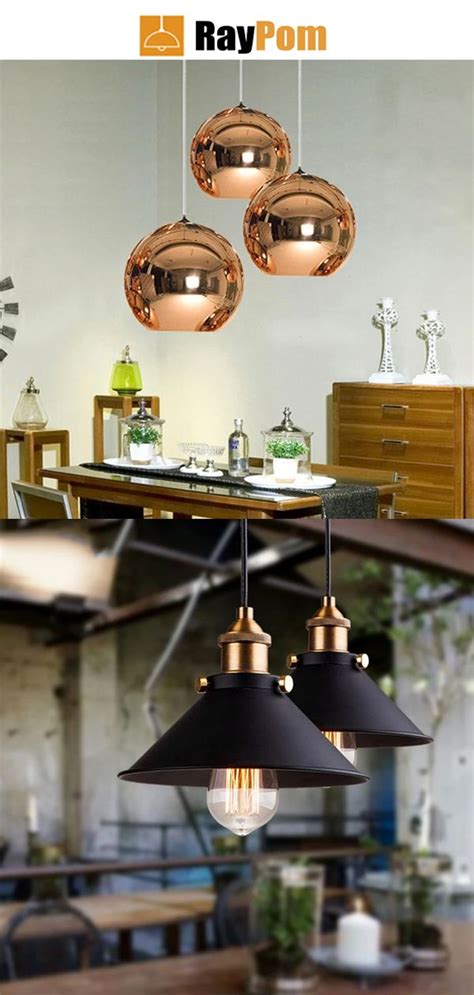 Coquimbo Globe Pendant Lights Copper Glass Mirror Ball Hanging Lamp Kitchen Modern Lighting