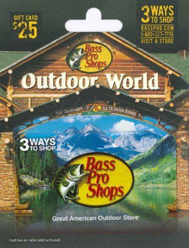 Check spelling or type a new query. Bass Pro Shops Gift Card $25 | Gift