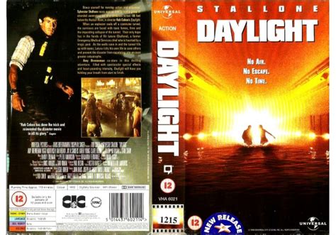 Daylight 1996 On Universal United Kingdom Vhs Videotape