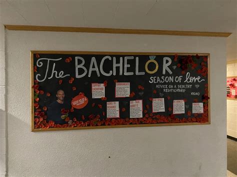 Bachelor Bulletin Board Healthy Relationships Chalkboard Quote Art Novelty Sign