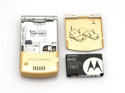 Motorola V3i RAZR Gold Cell Phone D G Dolce Gabbana EBay