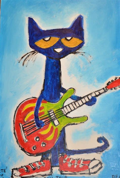 Pete The Cat Art Painting Inspiration Art Inspo Animal Gato Guache