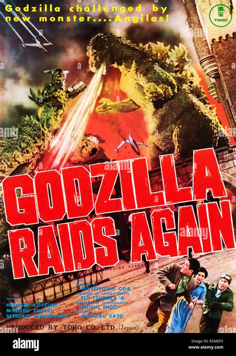 Godzilla Raids De Nuevo Aka Gojira No Gyakushu Arriba A La Derecha