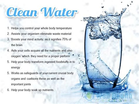 Health Benefits Of Clean Water Healthyliving Healthy Living