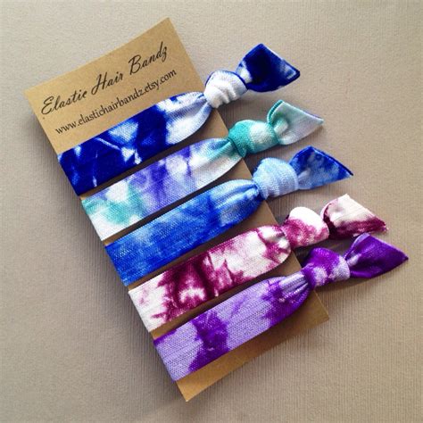 The Kelli Tie Dye Hair Tie Ponytail Holder Collection 5