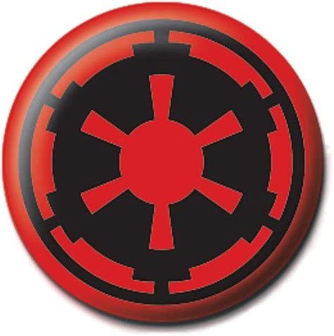Insignia Original De Star Wars Con Símbolo Del Imperio De Star Wars