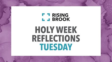 Holy Week Reflections Tuesday Youtube