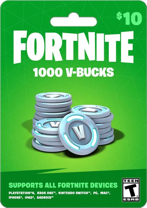 Questions And Answers 10 Fortnite In Game Currency Card GEARBOX