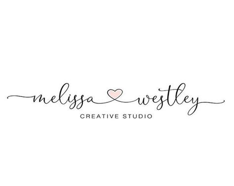Pretty Logo Design Subtle Beauty Small Business Logo Etsy Pretty