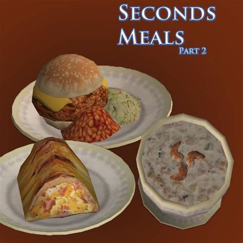 Modthesims Seconds Meals Part 2 Sloppy Seconds Seafood Chowder
