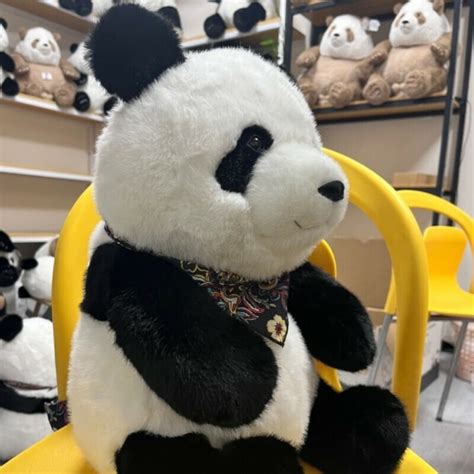 Menglan Panda Plush Huggably And Realistic Panda Stuffed Animal