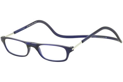 clic reader eyeglasses original frosted reflex dk blue magnetic reading glasses ebay in 2022