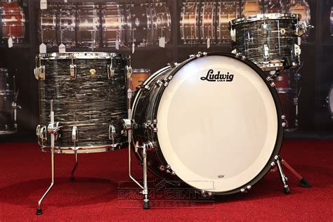 Ludwig Classic Maple Pro Beat Drum Set Vintage Black