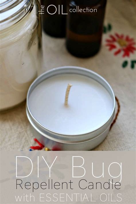 Diy Non Toxic Bug Repellent Candle With Essential Oils Food Candles
