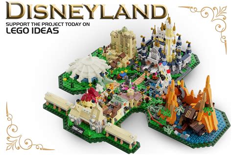 Disneyland Microscale Version 2250 Pieces Lego Ideas Rlego