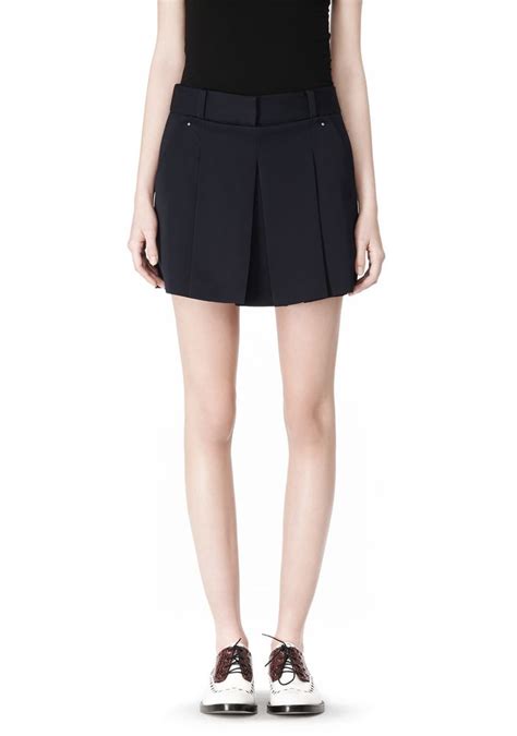 Alexander Wang ‎pleated Front Skort With Stud Detail ‎ ‎skirt