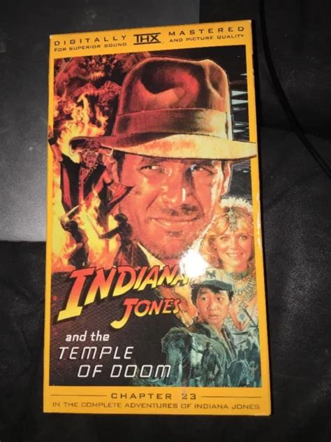 Indiana Jones And The Temple Of Doom Vhs Harrison Ford Hi Fi