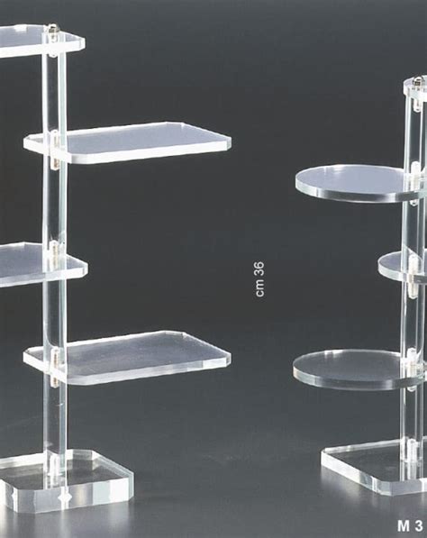 Plexiglass Display With Squared Shelves Capizzi Eurovetrina