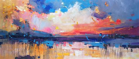 Colorful Sky 552 Oil Painting By Jinsheng You