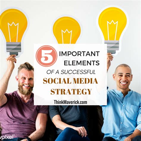 5 Important Elements Of A Successful Social Media Strategy Thinkmaverick