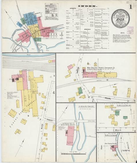 Sanborn Maps Available Online 19001909 Massachusetts Library Of