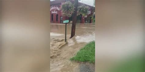 Watch Flooding Turns Street Into Raging River In Whitesburg Kentucky Latest Weather Clips