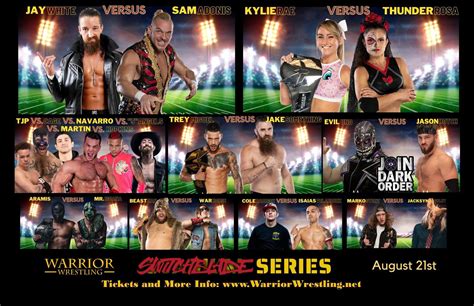 Warrior Wrestling Announces Full Card For This Saturdays Stadium Series Event In Chicago Area