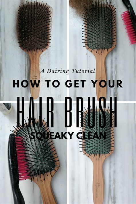 Soak the brush in a bowl of warm water and baby shampoo for 10 minutes. Clean up your act: How to get your hair brush squeaky ...
