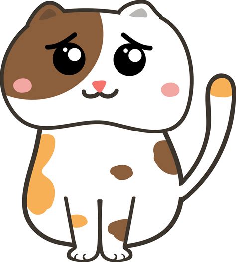 Cute Cat Cartoon Kitty 8483965 Png