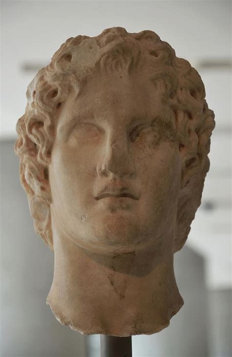 Portrait Of Alexander The Great Most Likely Of The Sculptor Leochares