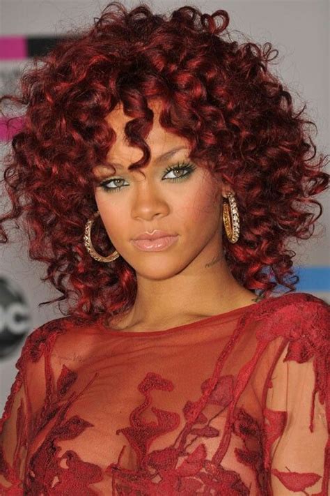Rihanna Afro Hairstyles Rihanna Hairstyles Curly Hair Styles Hairstyle