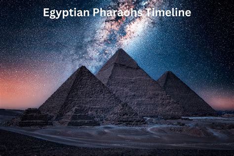 Egyptian Pharaohs Timeline Have Fun With History