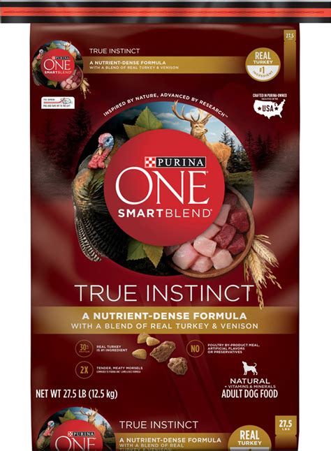 Purina one dog food reviews | smartblend formulas for health. Purina ONE SmartBlend True Instinct with Real Turkey ...