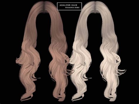 Three Different Types Of Long Hair On A Black Background One Is White